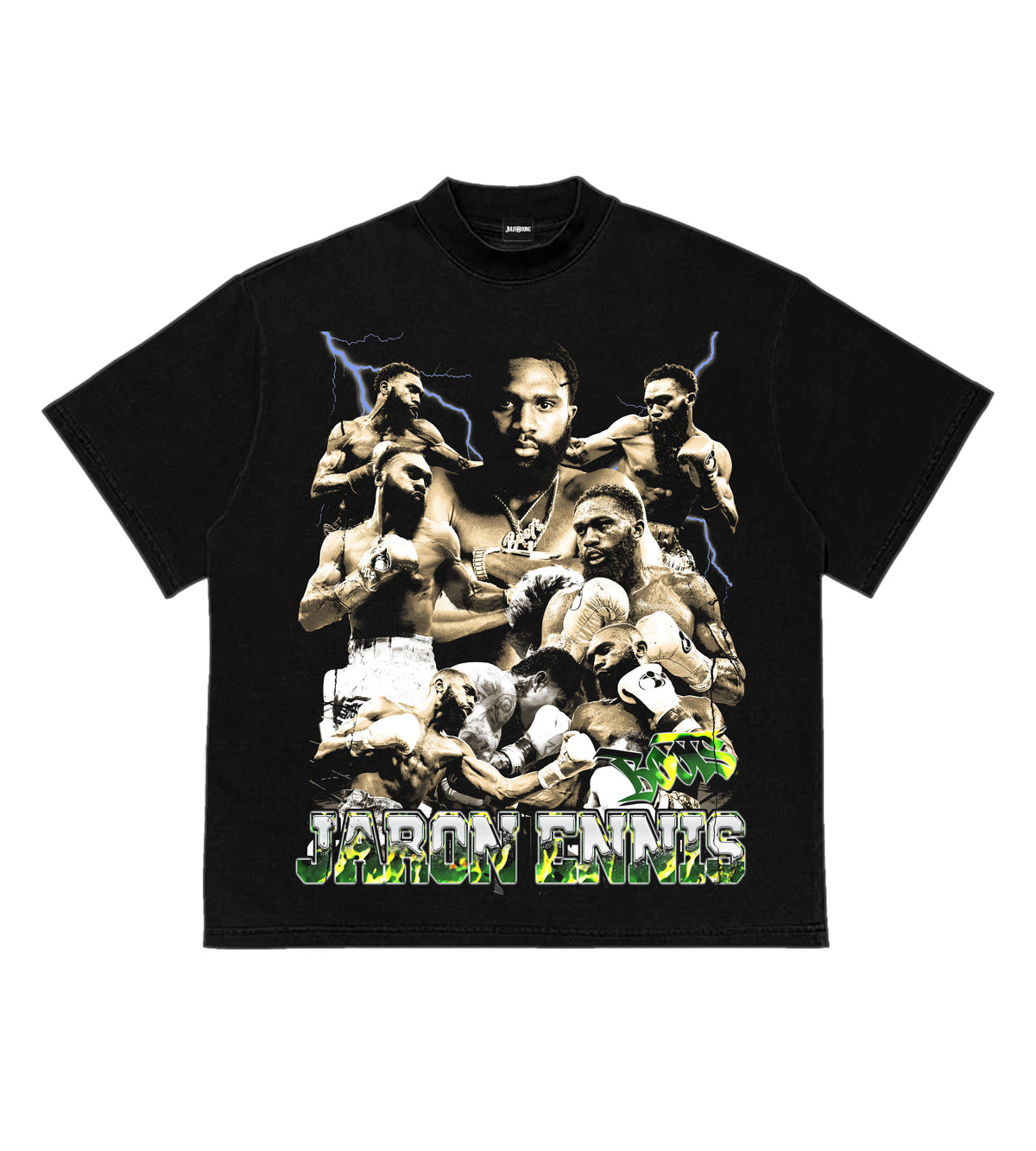 THUNDERSTRUCK HEAVYWEIGHT TEE - BLACK