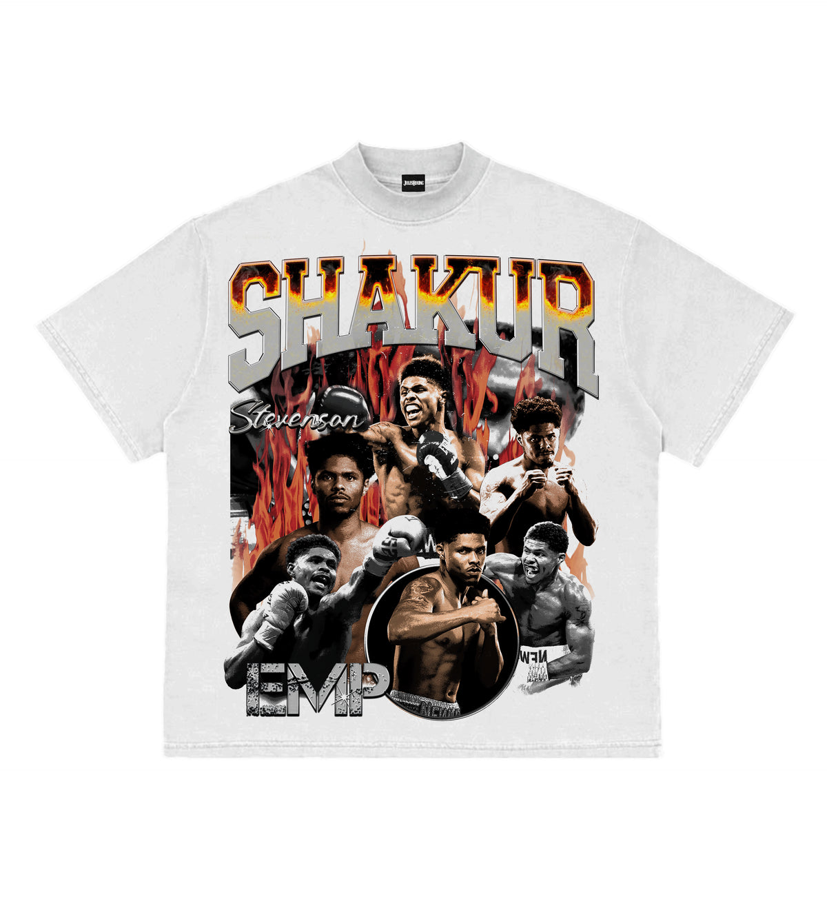 INFERNO HEAVYWEIGHT TEE - WHITE