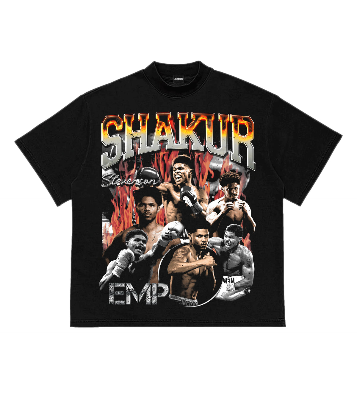 INFERNO HEAVYWEIGHT TEE - BLACK